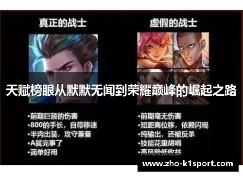 天赋榜眼从默默无闻到荣耀巅峰的崛起之路